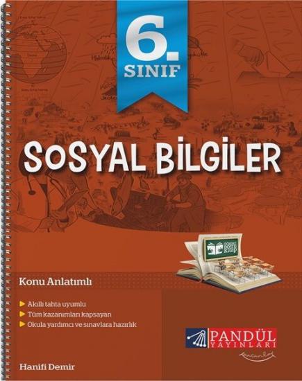 Pandül Yayınları 6. Sınıf Sosyal Bilgiler Defteri