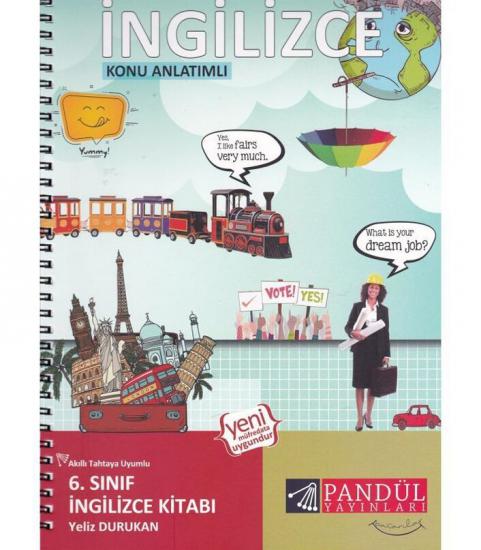 Pandül Yayınları 6. Sınıf İngilizce Defteri