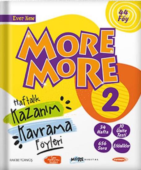 Kurmay ELT 2. Sınıf More More Haftalık Kazanım Föyleri