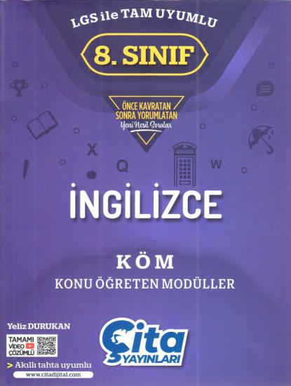 Çita Yayınları 8. Sınıf İngilizce Konu Öğreten Modülleri